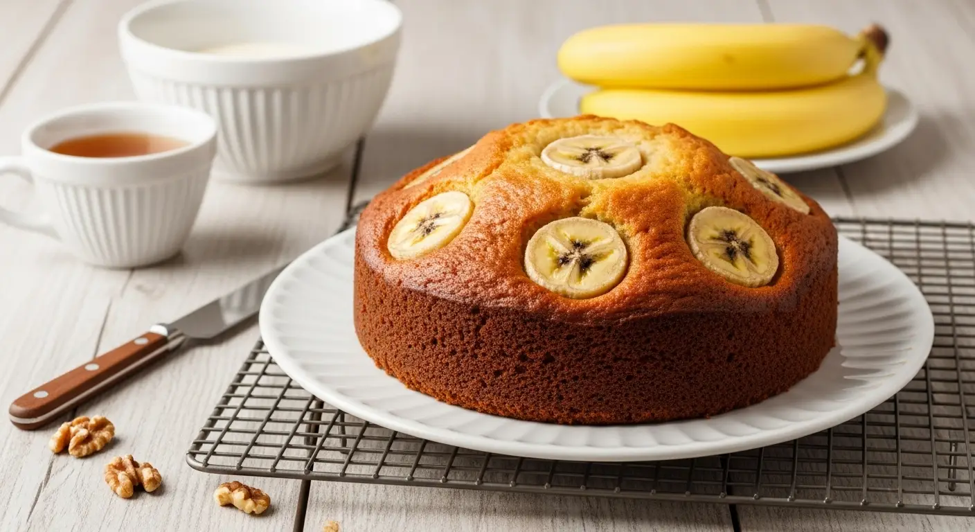  كيكة الموز الشهية: وصفات وفوائد