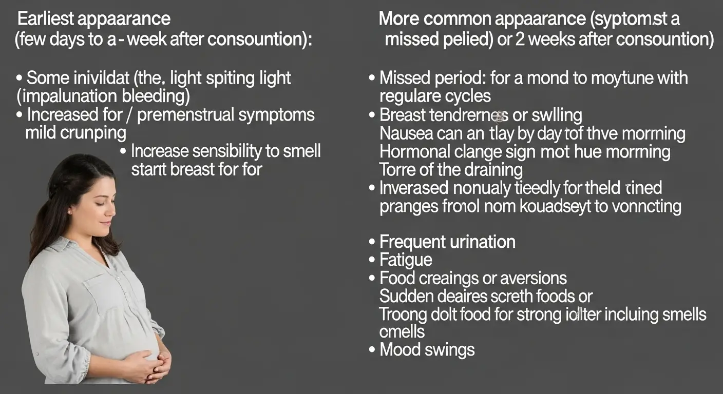 متى تبدأ أعراض الحمل المبكرة وما هو توقيت ظهورها؟