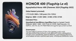 سعر و مواصفات هونر 400 عيوب و مميزات Honor 400 6 سعر و مواصفات هونر 400 عيوب و مميزات Honor 400