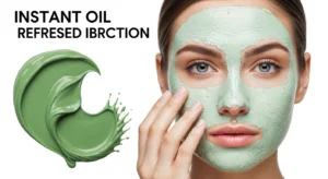 ماسك الطين الأخضر للبشرة الدهنية :  يعمل على إمتصاص فوري للزيوت