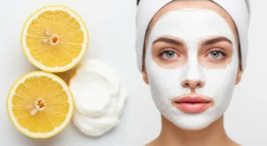 ماسك الليمون وبياض البيض: لشد البشرة  الدهنية وتضييق المسام